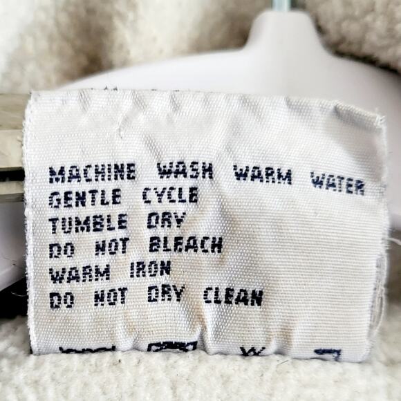 Vtg Davison’s of Bermuda Gray Fleece Embroidered Quarter-Zip Pullover Sweater SM - Picture 7 of 7